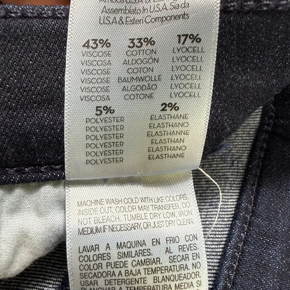 Mother Jeans The Mid Rise Dazzler Ankle Women 26 Now Or Never Dark Wash Straight